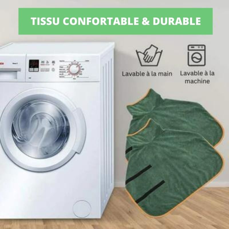 Peignoir pour chien | ultra absorbant - BathRobe™