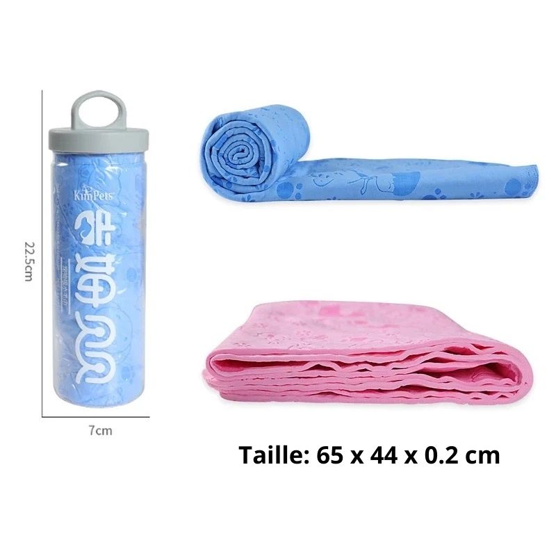 serviette pour chiens simili dain