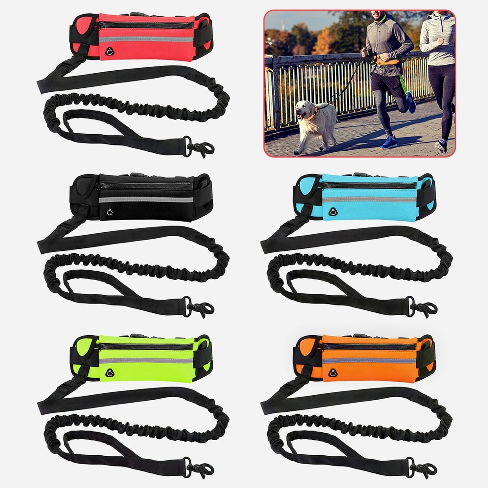 Laisse rétractable mains libres pour chiens | JogPet™ - Le Canin Pro