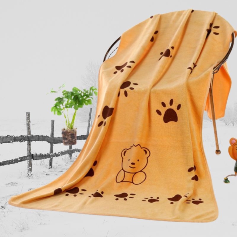 Serviette imprimée pour Chiens | PawTowel™ - Le Canin Pro