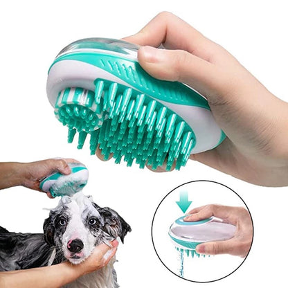 Brosse de bain et Massage pour chien