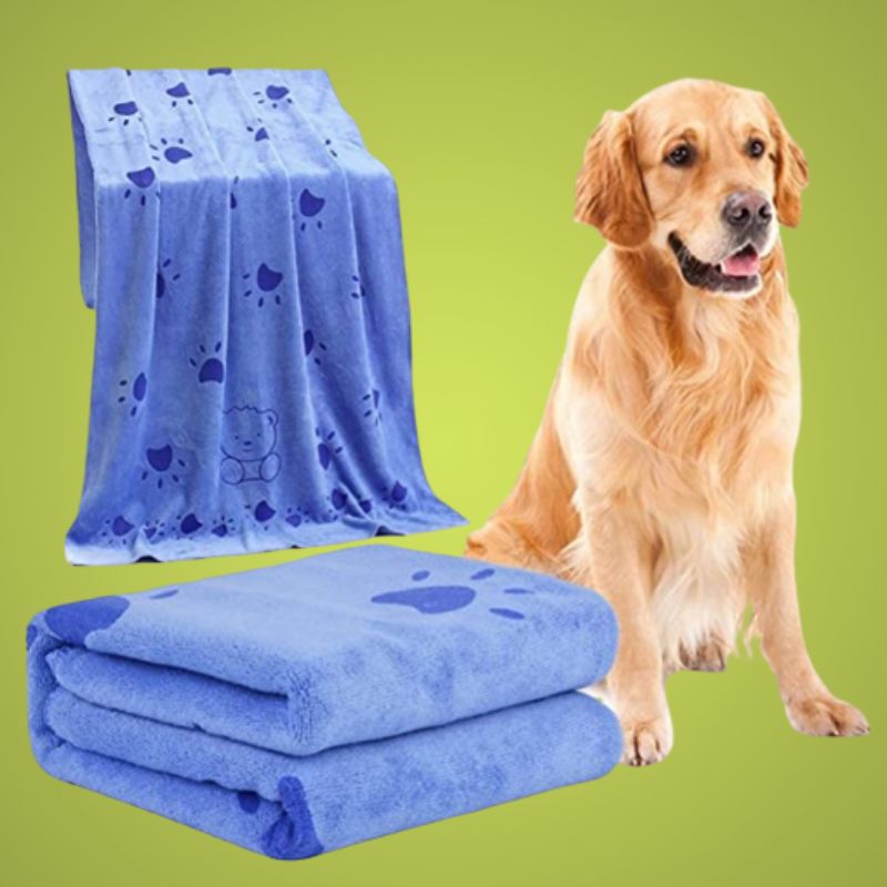 Serviette imprimée microfibre pour Chiens 