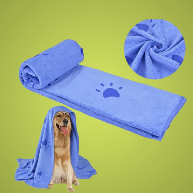 Serviette imprimée pour Chiens | PawTowel™ - Le Canin Pro